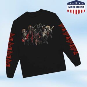 kenny Yungblud Merch Store Aerosmith Yungblud One More Time Illustrated Skeleton Long Sleevea