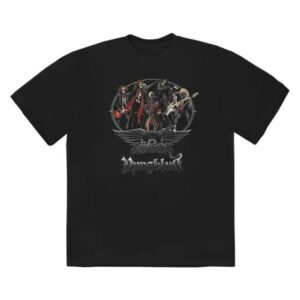 kenny Yungblud Merch Store Aerosmith Yungblud One More Time Illustrated Skeleton T Shirt