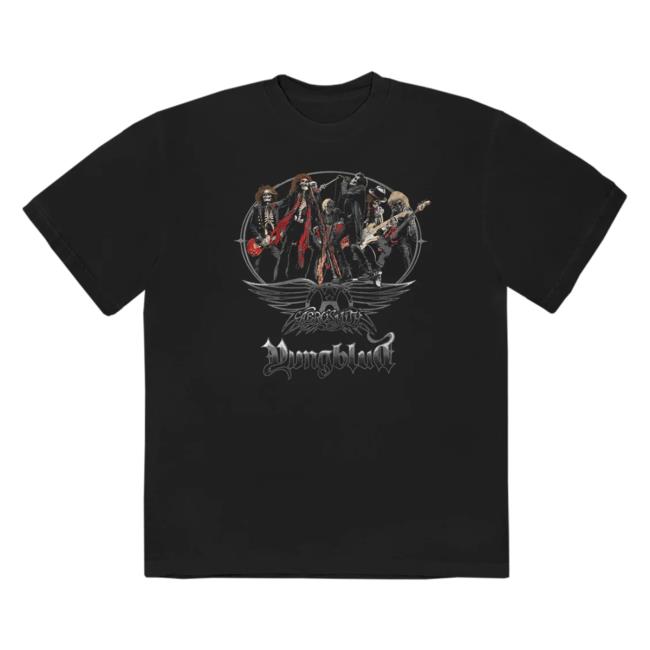kenny Yungblud Merch Store Aerosmith Yungblud One More Time Illustrated Skeleton T Shirt kenny Yungblud Merch Store Aerosmith Yungblud One More Time Illustrated Skeleton T Shirt