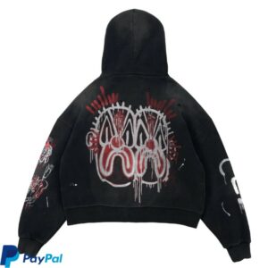 kenny 21 savage store merch whtts paint splatter hoodiepngd