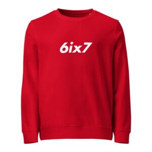 kenny 6Ix7 Merch Store Statement Crewneck Red