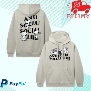 kenny Antisocialsocialclub Merch Store Assc X Peanuts Feeling Funny Hoodie Cementaa