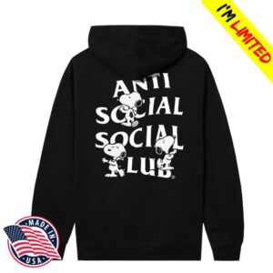 kenny Antisocialsocialclub Merch Store Assc X Peanuts Feeling Funny Hoodiea