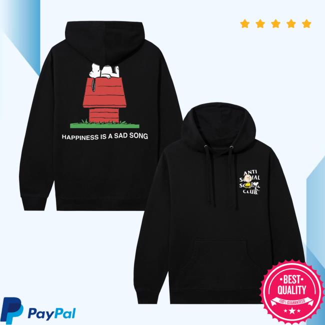 kenny Antisocialsocialclub Merch Store Assc X Peanuts Happiness Is A Sad Song Hoodieaa kenny Antisocialsocialclub Merch Store Assc X Peanuts Happiness Is A Sad Song Hoodieaa