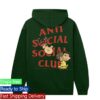 kenny Antisocialsocialclub Merch Store Assc X Peanuts Sigh Hoodie Dark Greena