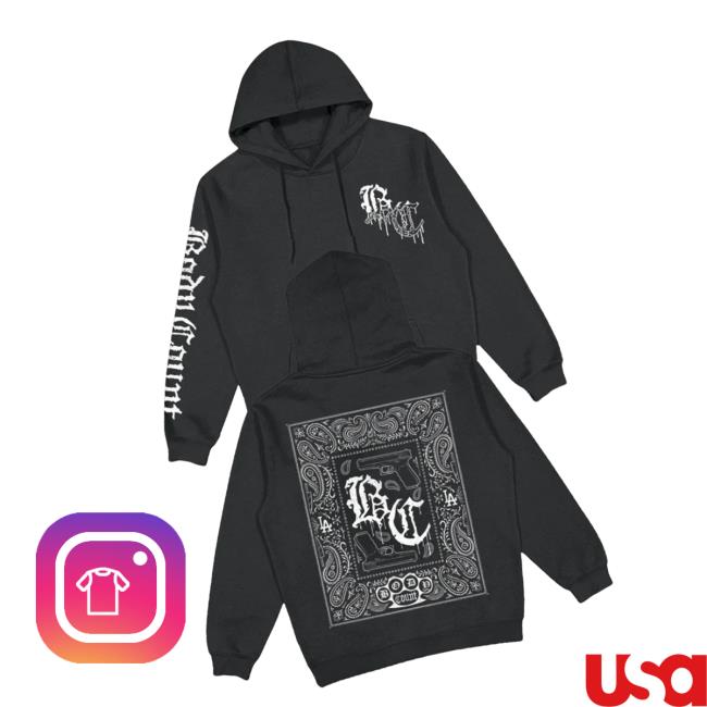 kenny Body Count Merch Store Bandana Hoodiea kenny Body Count Merch Store Bandana Hoodiea