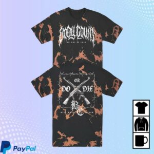 kenny Body Count Merch Store Do Or Die Bleach Wash Tee