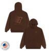 Bronze56k Merch Store B Logo Print Hooodie Brown 2 kenny Bronze56k Merch Store B Logo Print Hooodie Brownaa