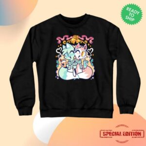 kenny Chikn Nuggit Merch Store Christmas Foxes Crewneck Sweatshirt kenny Chikn Nuggit Merch Store Christmas Foxes Crewneck Sweatshirt