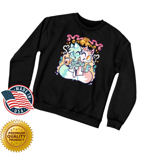 kenny Chikn Nuggit Merch Store Christmas Foxes Crewneck Sweatshirtv kenny Chikn Nuggit Merch Store Christmas Foxes Crewneck Sweatshirtv