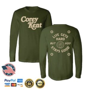 kenny Corey Kent Merch Store Life Gets Hard Long Sleeve
