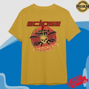 kenny Eclipse Merch Store Mega Tour 25 Yellow T Shirt wew