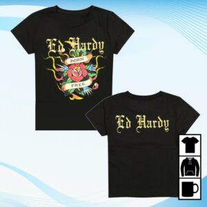 kenny Ed Hardy Merch Store Born Free Tee