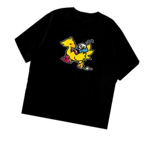 kenny Fangamer Merch Store Undertale X Square Enix Sans And Chocobo Shirtv