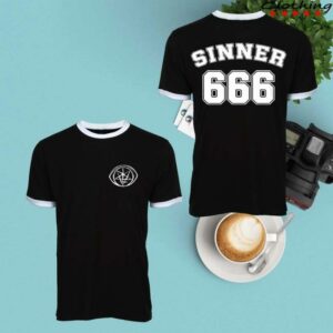 kenny Flail Records Merch Store Bridge City Sinners 666 Ringer Shirt