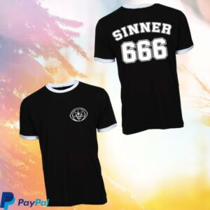 kenny Flail Records Merch Store Bridge City Sinners 666 Ringer Shirta