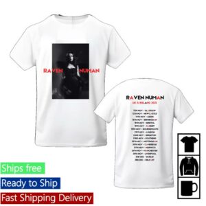 kenny Gary Numan Merch Store Raven Numan White Tour T Shirt kenny Gary Numan Merch Store Raven Numan White Tour T Shirt