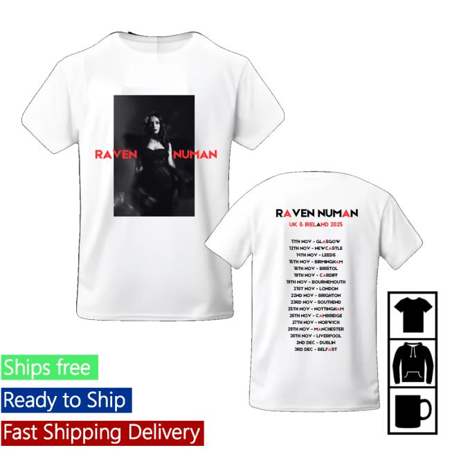 kenny Gary Numan Merch Store Raven Numan White Tour T Shirt kenny Gary Numan Merch Store Raven Numan White Tour T Shirt