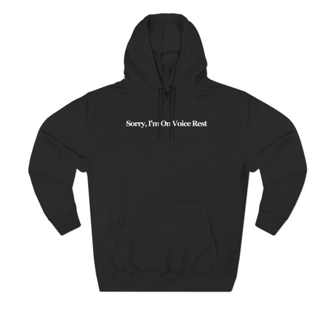 kenny Giggly Squad Merch Store Giggly Squad Sorry Im On Voice Rest Three Panel Fleece Hoodie kenny Giggly Squad Merch Store Giggly Squad Sorry Im On Voice Rest Three Panel Fleece Hoodie