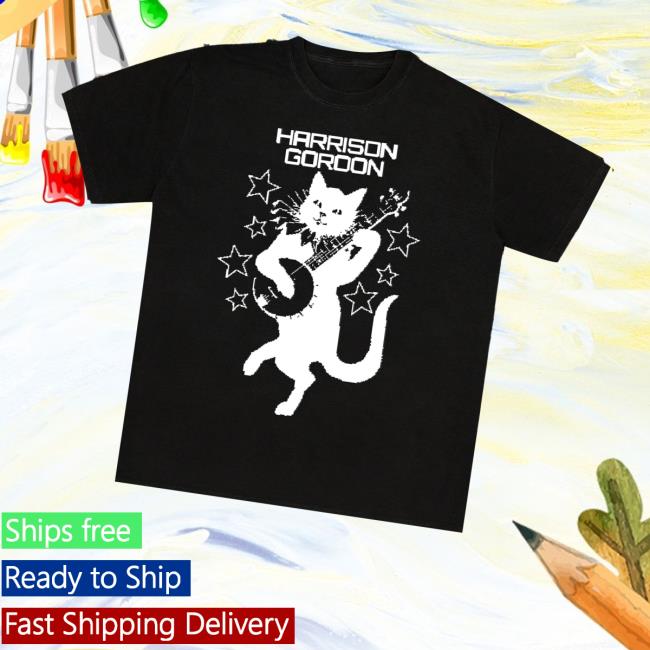 kenny Harrison Gordon Merch Store Harrison Gordon Banjo Cat Black T Shirtv kenny Harrison Gordon Merch Store Harrison Gordon Banjo Cat Black T Shirtv