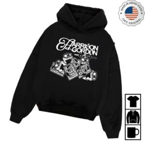 kenny Harrison Gordon Merch Store Harrison Gordon Black Hooded Sweatshirtv