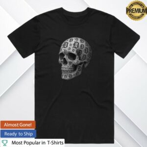 kenny Ink Detroit Store Merch Ink Detroit D Skull Charcoal Sketch T Shirt kenny Ink Detroit Store Merch Ink Detroit D Skull Charcoal Sketch T Shirt