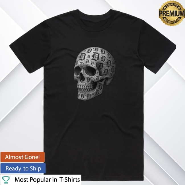 kenny Ink Detroit Store Merch Ink Detroit D Skull Charcoal Sketch T Shirt kenny Ink Detroit Store Merch Ink Detroit D Skull Charcoal Sketch T Shirt