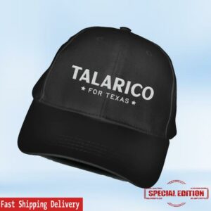 kenny James Talarico Merch Store Talarico For Texas Black Baseball Capv