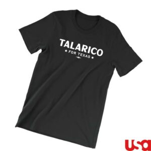 kenny James Talarico Merch Store Talarico For Texas Unisex Black Teev