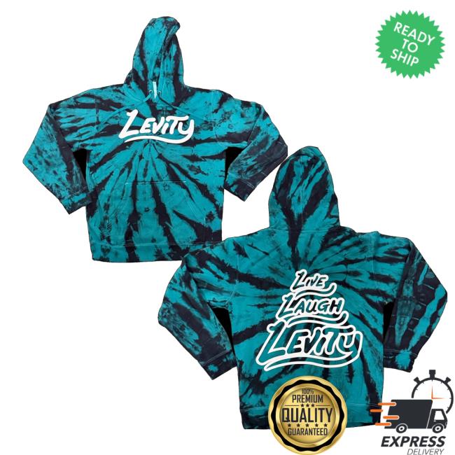 kenny Levity Merch Store Levity Aqua Tie Dye Logo Hoodie kenny Levity Merch Store Levity Aqua Tie Dye Logo Hoodie