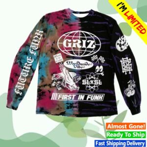 kenny My Name Is Griz Merch Store Griz Future Funk Reverse Dye Long Sleeve