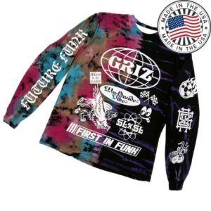 kenny My Name Is Griz Merch Store Griz Future Funk Reverse Dye Long Sleevev