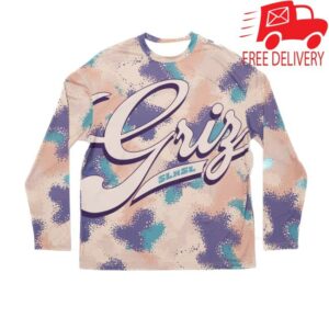 kenny My Name Is Griz Merch Store Griz Script Dye Sub Long Sleeve In Spray Camo