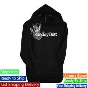 kenny Nick Jonas Merch Store Sunday Best Handprinted Hoodiea