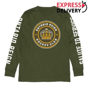 kenny Ontario Reign Merch Store Salute To Service 25 Long Sleeve