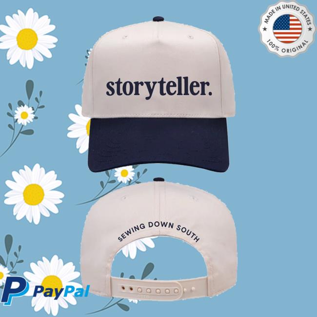 kenny Sewing Down South Merch Store Storyteller Embroidered Hat kenny Sewing Down South Merch Store Storyteller Embroidered Hat