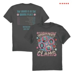 kenny Shannon And The Clams Store Merch Australia 2025 Tour Tee