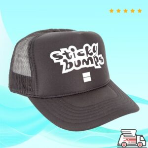 kenny Sticky Bumps Store Merch Original Logo Trucker Hat Black