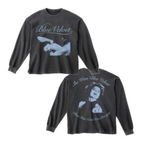 kenny The Cinegogue Shop Merch She Wore Blue Velvet Thermal Long Sleeve