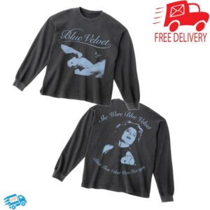 kenny The Cinegogue Shop Merch She Wore Blue Velvet Thermal Long Sleevev