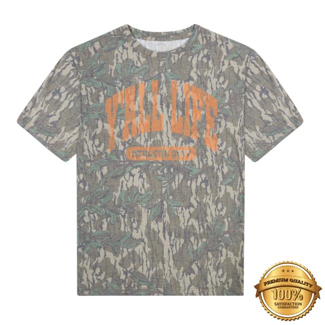 kenny Walker Hayes Merch Store Camo Yall Life Tee Shirt kenny Walker Hayes Merch Store Camo Yall Life Tee Shirt