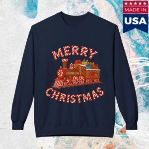 kenny chubbagear store merch christmas train sweatshirt merry christmas holiday crewneck