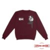 kenny dfa records store merch lcd soundsystem knockdown center 2025 maroon crewneck sweatshirt
