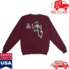 kenny dfa records store merch lcd soundsystem knockdown center 2025 maroon crewneck sweatshirt q