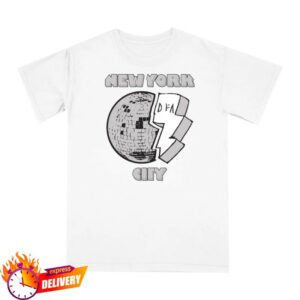 kenny dfa records store merch lcd soundsystem knockdown center 2025 white t shirt