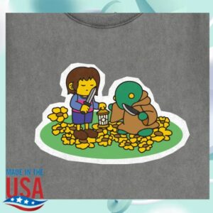 kenny fangamer store merch undertale x square enix human and tonberry shirt w