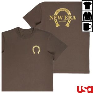 kenny neweracap store merch new era year of the horse brown t shirt upsdd