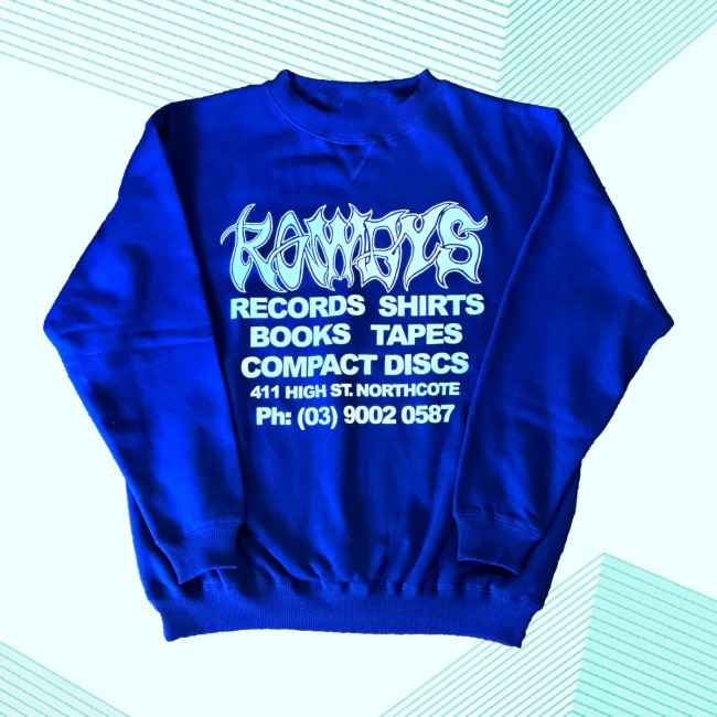 kenny rowdys records store merch rowdys blue crew kenny rowdys records store merch rowdys blue crew