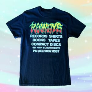 kenny rowdys records store merch rowdys highball logo t shirt