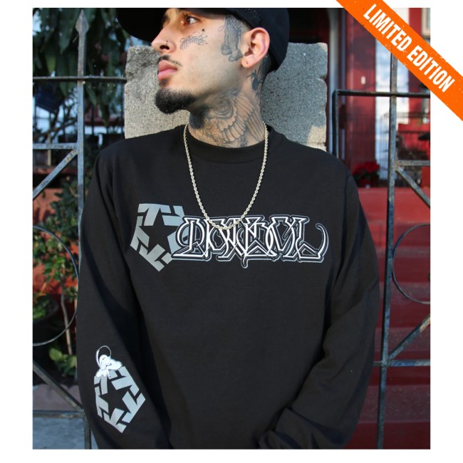 kenny tribal streetwear store merch big sleeps x tribal lettering longsleeve weq kenny tribal streetwear store merch big sleeps x tribal lettering longsleeve weq